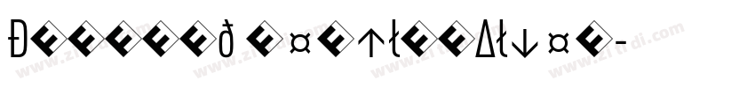 DINCond RegularAlter字体转换